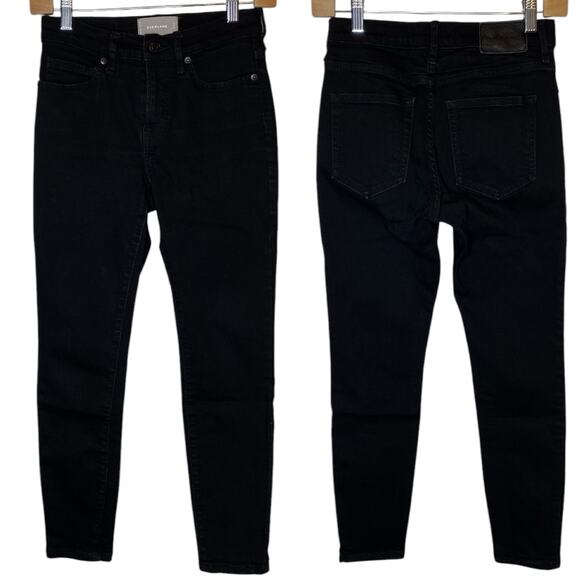 Everlane Black Mid Rise Skinny Ankle Jean Black size 26 - Picture 1 of 4